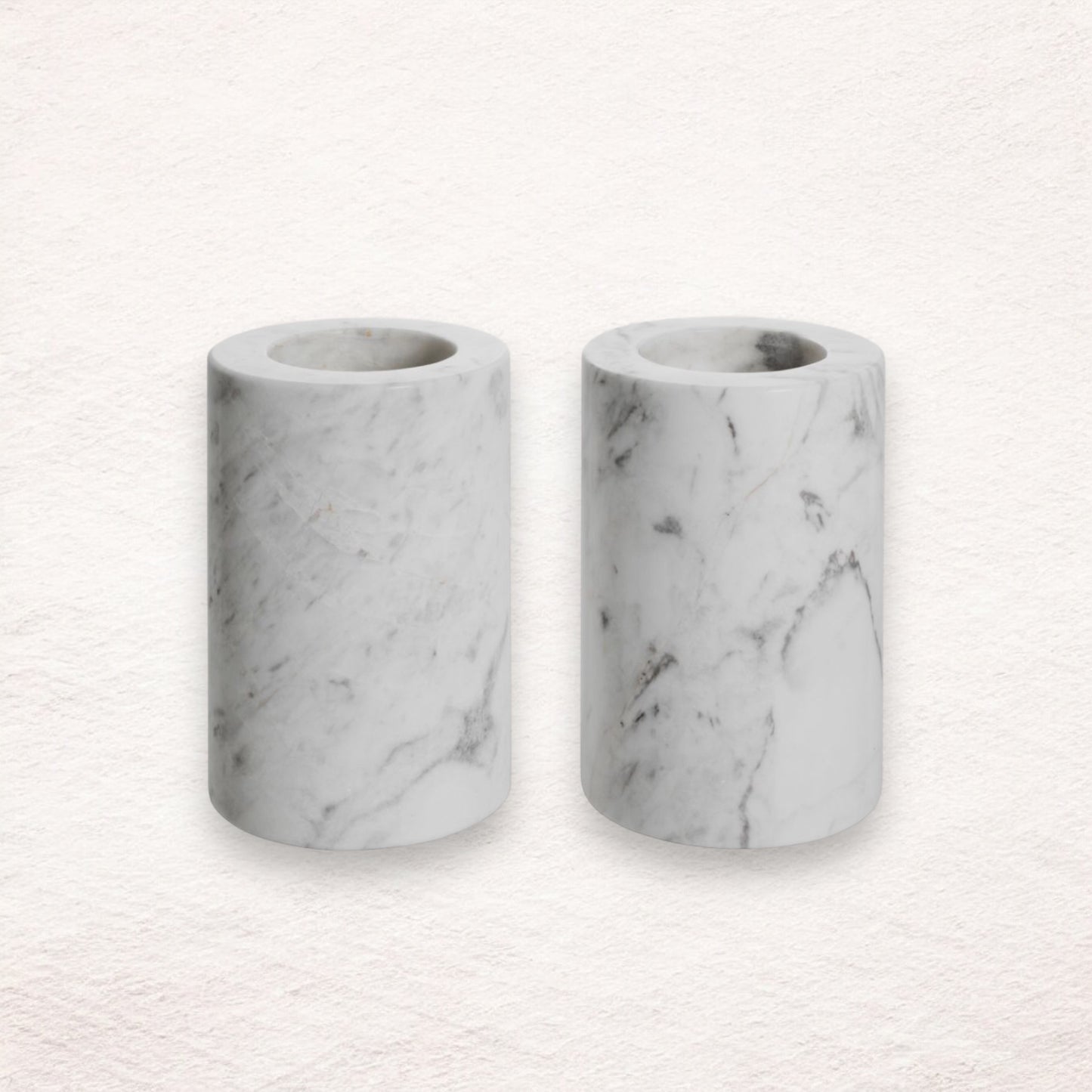 White Set Marble Holders
